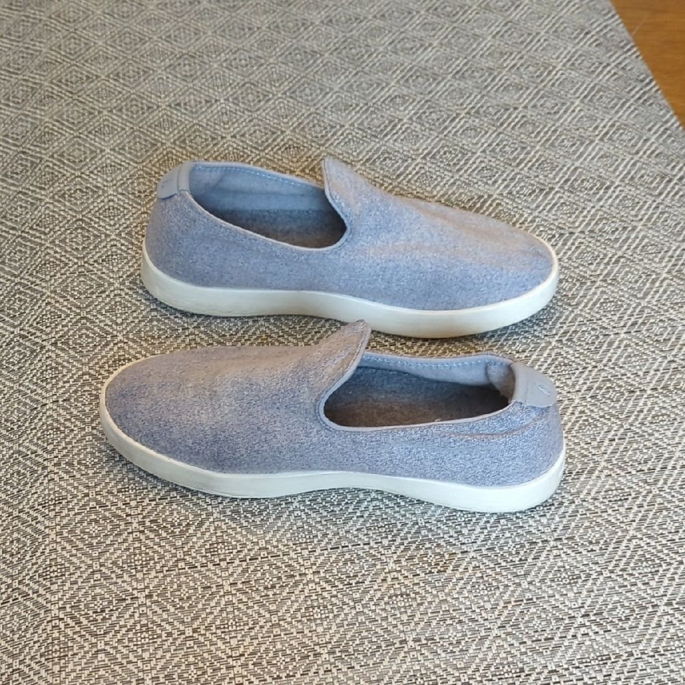 Allbirds Light Gray Wool Lounger Casual Slip-Ons - Picture 3 of 12